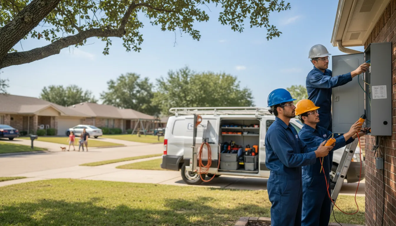 Certified electrician providing emergency electrical services in Cache, OK